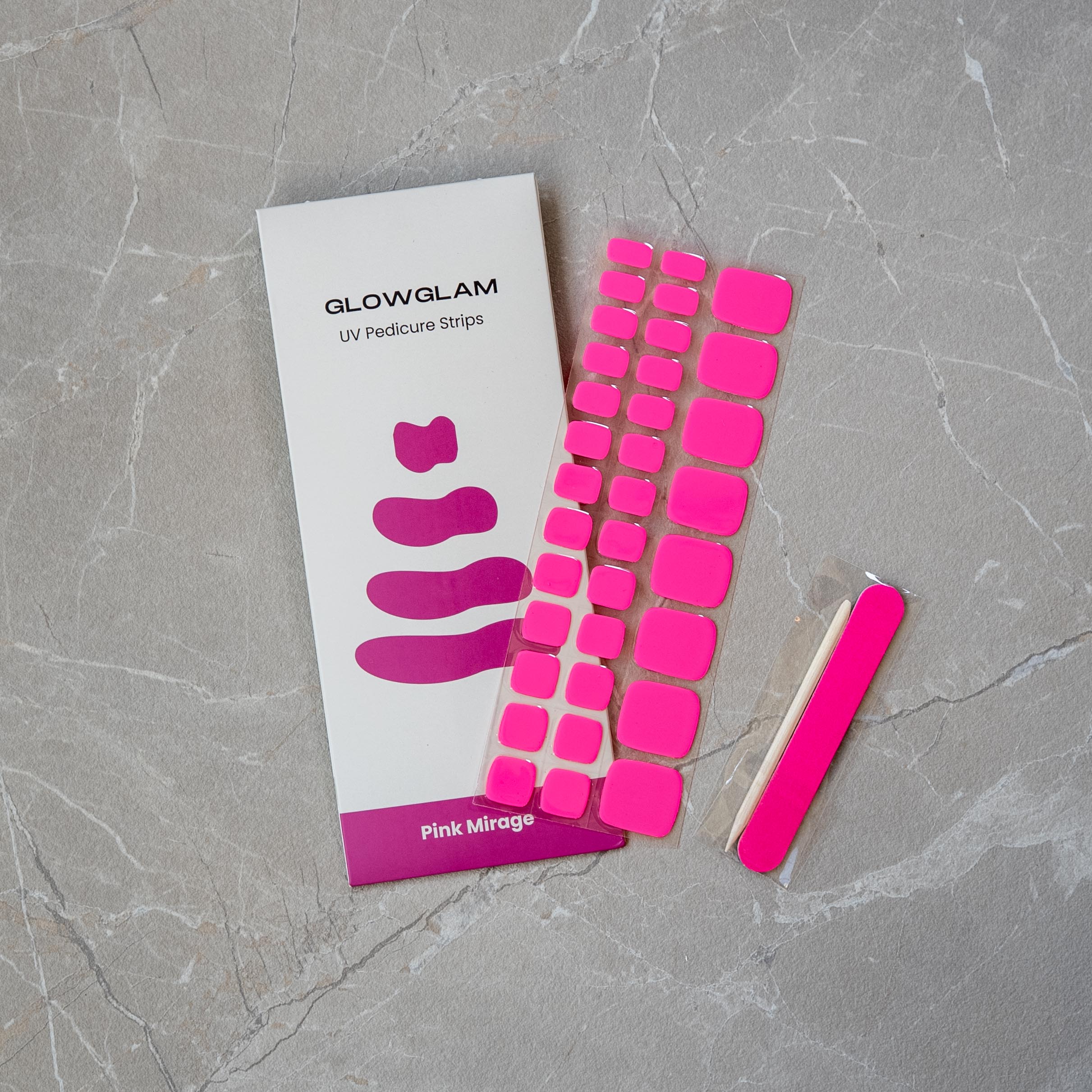 Pink Mirrage Pedi